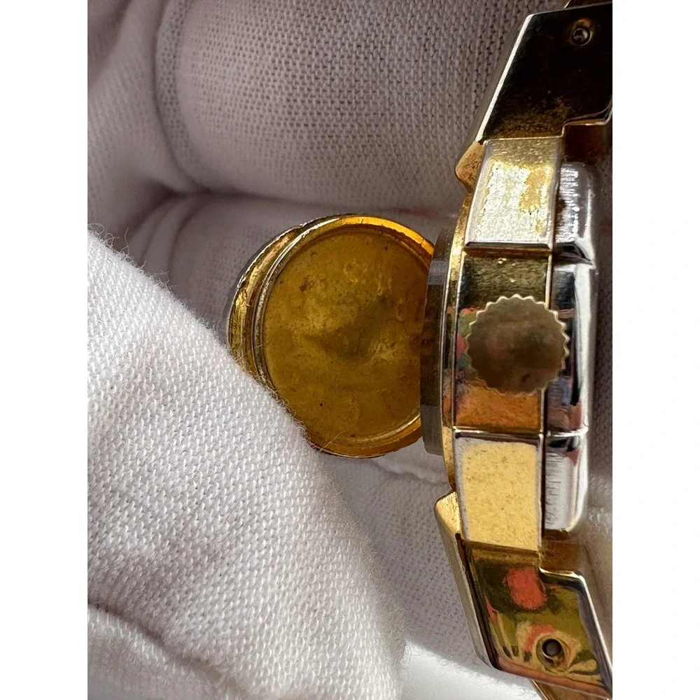 Vintage VaLaire Women's Mechanical Watch Swiss Gold Tone Floral Art Deco Style